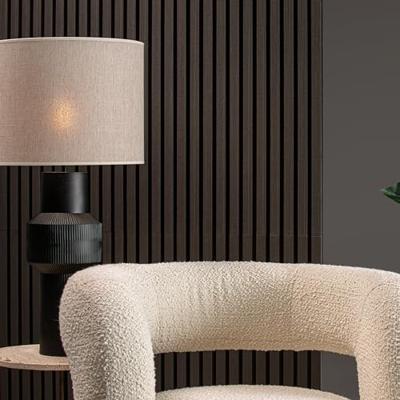 WallArt akupanelen 4 st akoestisch askleurig eiken