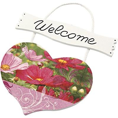 Creativ Company Hart met bord, afm 28x19 cm, dikte 5 mm, 1 stuk