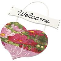 Creativ Company Hart met bord, afm 28x19 cm, dikte 5 mm, 1 stuk - thumbnail