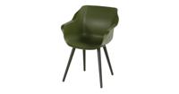 Hartman Tuinstoel 'Sophie Studio' met armleuning, kleur Groen - thumbnail