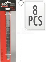 Bbq pennen 27cm set van 8 stuks op kaart - thumbnail