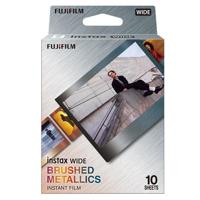 Fujifilm INSTAX Wide Color Film - brushed metal frame / 10 pack - thumbnail