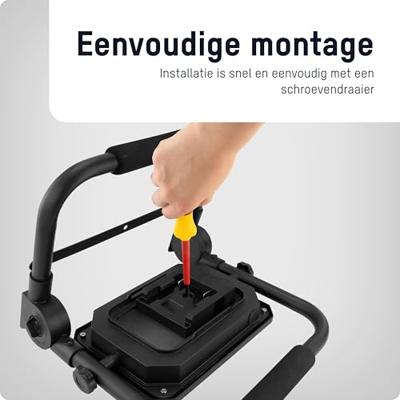 Ansmann Adapterplatte Einhell Accubouwlamp Ansmann Adapterplatte Einhell Accubouwlamp