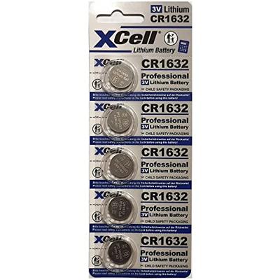 XCell Knoopcel CR1632 3 V 5 stuk(s) 130 Lithium CR1632-B5 XCell Knoopcel CR1632 3 V 5 stuk(s) 130 Lithium CR1632-B5