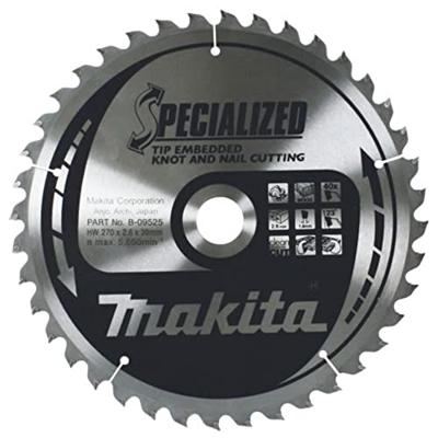 Makita Cirkelzaagblad voor Hout | Specialized: Noest/Spijker | Ø 190mm Asgat 30mm 40T - B-09503 - thumbnail