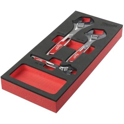 Milwaukee TOOLGUARD™ Foam inlay verstelbare moersleutelset 3-delig - 4932492397