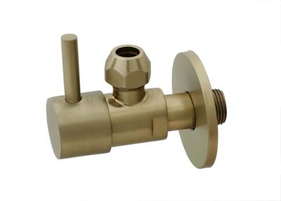 Xellanz Minimal Hoekstopkraan 3/8" x 3/8" of knel 10 mm geborsteld messing