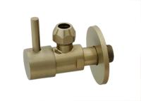 Xellanz Minimal Hoekstopkraan 3/8" x 3/8" of knel 10 mm geborsteld messing - thumbnail