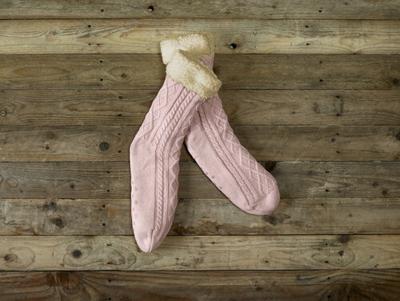 De Witte Lietaer De Witte Lietaer Yamuna Home Socks 35-40 vieux rose