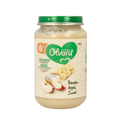 Banaan appel yoghurt 6M50 200 Gram Banaan appel yoghurt 6M50 200 Gram