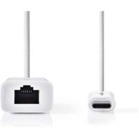 Nedis USB-netwerkadapter | 1000 Mbps | USB-C Male naar RJ45 Female | 0.2 m | 1 stuks - CCGB64950WT02 CCGB64950WT02 - thumbnail