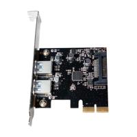 LogiLink PC0080 2 poorten USB 3.2 Gen 2-controllerkaart USB-A PCIe - thumbnail