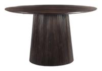 Sohome Ronde Eettafel 'Olav' Mangohout, 130cm, kleur Walnoot - thumbnail