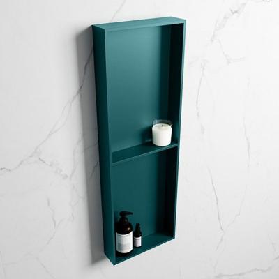 MONDIAZ EASY Nis 149,5x29,5cm in solid surface kleur Smag | Smag. 2 vakken geschikt voor in- of opbouw MONDIAZ EASY Nis 149,5x29,5cm in solid surface kleur Smag | Smag. 2 vakken geschikt voor in- of opbouw