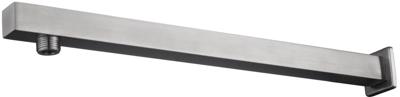 Saqu Cubo douchearm muurbevestiging 41cm geborsteld staal