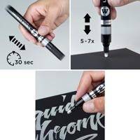 MOLOTOW LIQUID CHROME Lakmarker Chroom 1 mm, 3 mm - thumbnail