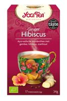 Yogi Tea Yogi Tea Ginger Hibiscus Bio (17st) - thumbnail