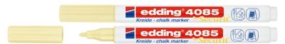 Krijtstift edding 4085 rond 1-2mm pastel geel