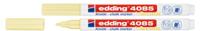 Krijtstift edding 4085 by Securit rond 1-2mm pastel geel - thumbnail