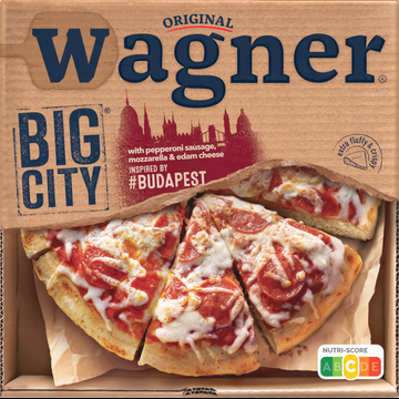 Original Wagner Big City with Pepperoni Sausage, Mozzarella & Edam Cheese #Budapest 400 g bij Jumbo
