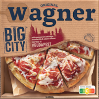 Original Wagner Big City with Pepperoni Sausage, Mozzarella & Edam Cheese #Budapest 400 g bij Jumbo - thumbnail