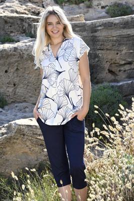 Elegante pyjama ginkgobladeren