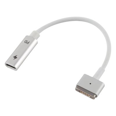 5-pins MagSafe 2 (T-vormig) naar USB-C/type-C PD-laad adapter