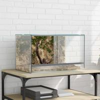 VidaXL Terrarium met opslag doorzichtig 50 x 30 x 30 cm glas - thumbnail