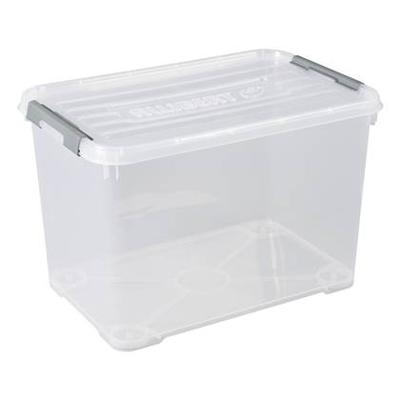 Curver handy+ opbergbox 65 liter transparant