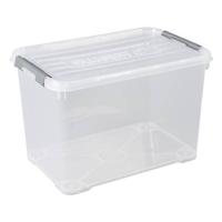 Curver handy+ opbergbox 65 liter transparant - thumbnail