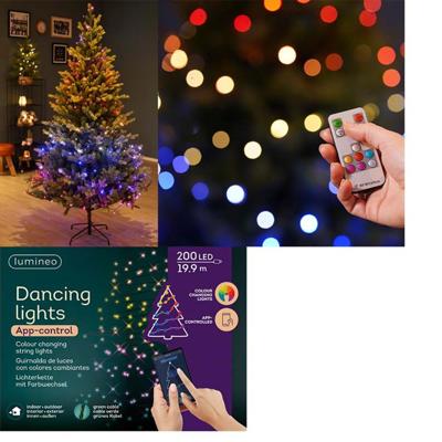Lumineo Kerstverlichting app-control 200 led Lumineo Kerstverlichting app-control 200 led