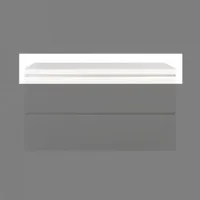 Topblad Tieme glans wit - thumbnail