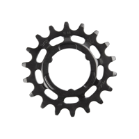 Tandwiel KMC Voor Shimano 18T O-MO Staal 3/32 inch - Zwart - thumbnail