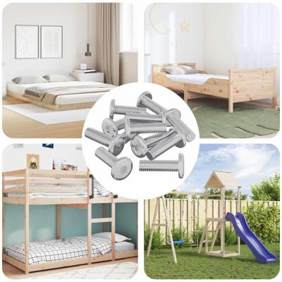 VidaXL Bout 1593 pcs zilver 8 x 25 mm staal VidaXL Bout 1593 pcs zilver 8 x 25 mm staal