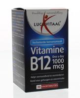 Lucovitaal Vitamine B12 1000mcg Kersensmaak 30Tabletten - thumbnail