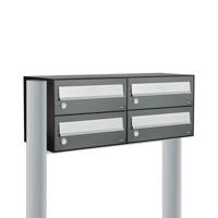 Allux Hive Set 2-Breed, 2-Hoog Op Statief Antraciet - 40030065_2x2s - thumbnail