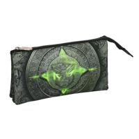 Pennenetui met 3 vakken Transformers Zwart 22 x 12 x 3 cm - thumbnail