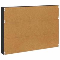 Tijdschrift Rek 2 pcs Zwart Eiken 100 x 12 x 70 cm Bewerkt hout - thumbnail