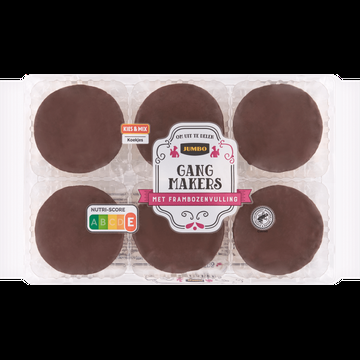 Jumbo Gang Makers met Frambozenvulling 225 g Jumbo Gang Makers met Frambozenvulling 225 g