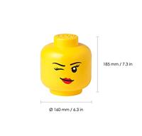 Room Copenhagen Lego Storage Head S - Silly opbergdoos - thumbnail