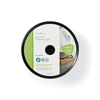 Coax- / CAT6-Combinatiekabel | 15,0 m Coax- / CAT6-Combinatiekabel | 15,0 m