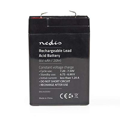 Nedis Oplaadbare Loodaccu | Lead-Acid | 6 V | 4000 mAh | 1 stuks - BALA40006V BALA40006V