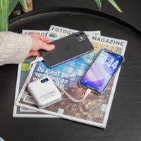 MOJOGEAR MINI GO 10.000mAh powerbank met kabels - Wit - thumbnail