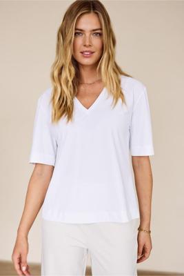 Studio Anneloes Roller Shirt 94845 T-shirt Korte Mouw 1000 White