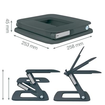 Leitz 64240089 laptopstandaard Donkergrijs 38,1 cm (15") Leitz 64240089 laptopstandaard Donkergrijs 38,1 cm (15")