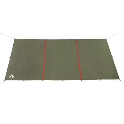 VidaXL Kampeerluifel waterdicht 451x420 cm olijfgroen