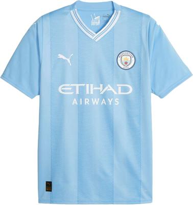 Manchester City Thuis Shirt Senior 2023/2024 - Maat S - Kleur: WitBlauw | Soccerfanshop Manchester City Thuis Shirt Senior 2023/2024 - Maat S - Kleur: WitBlauw | Soccerfanshop