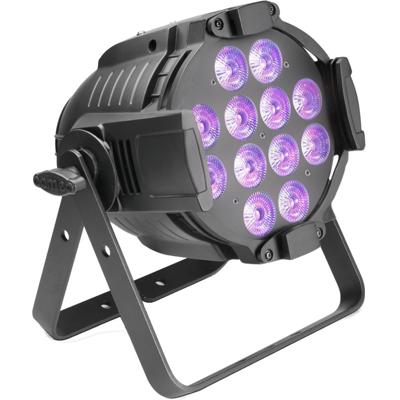 Cameo Studio Par 64 12 x 12W RGBWA+UV zwart