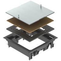 OBO Bettermann ZES4-2 U10T 9011 Aansluitdoosinzetstuk - thumbnail