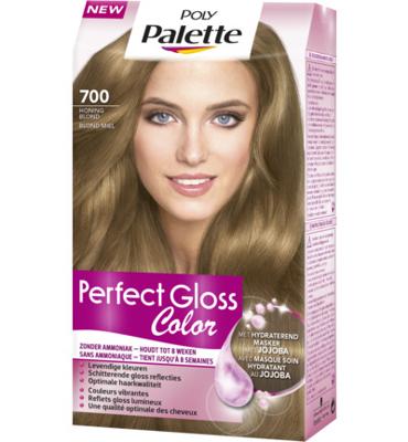 Poly Palette Poly Palette Perfect Gloss Haarverf 700 Honing Blond (1set)